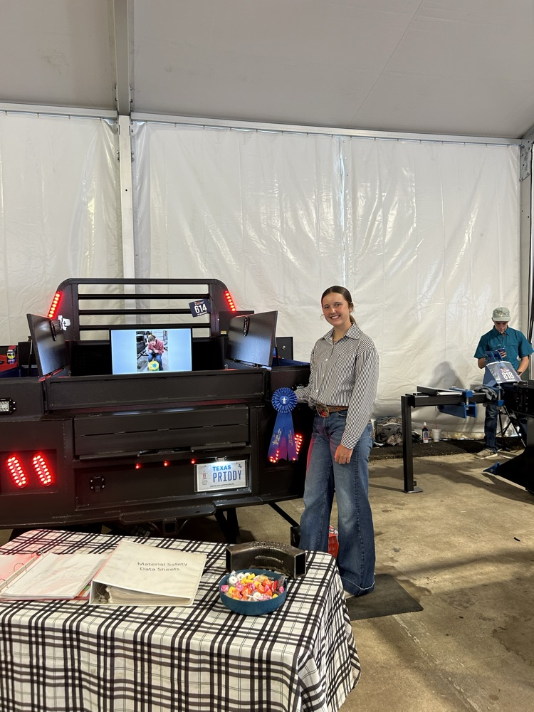 Sadie with her flat bed