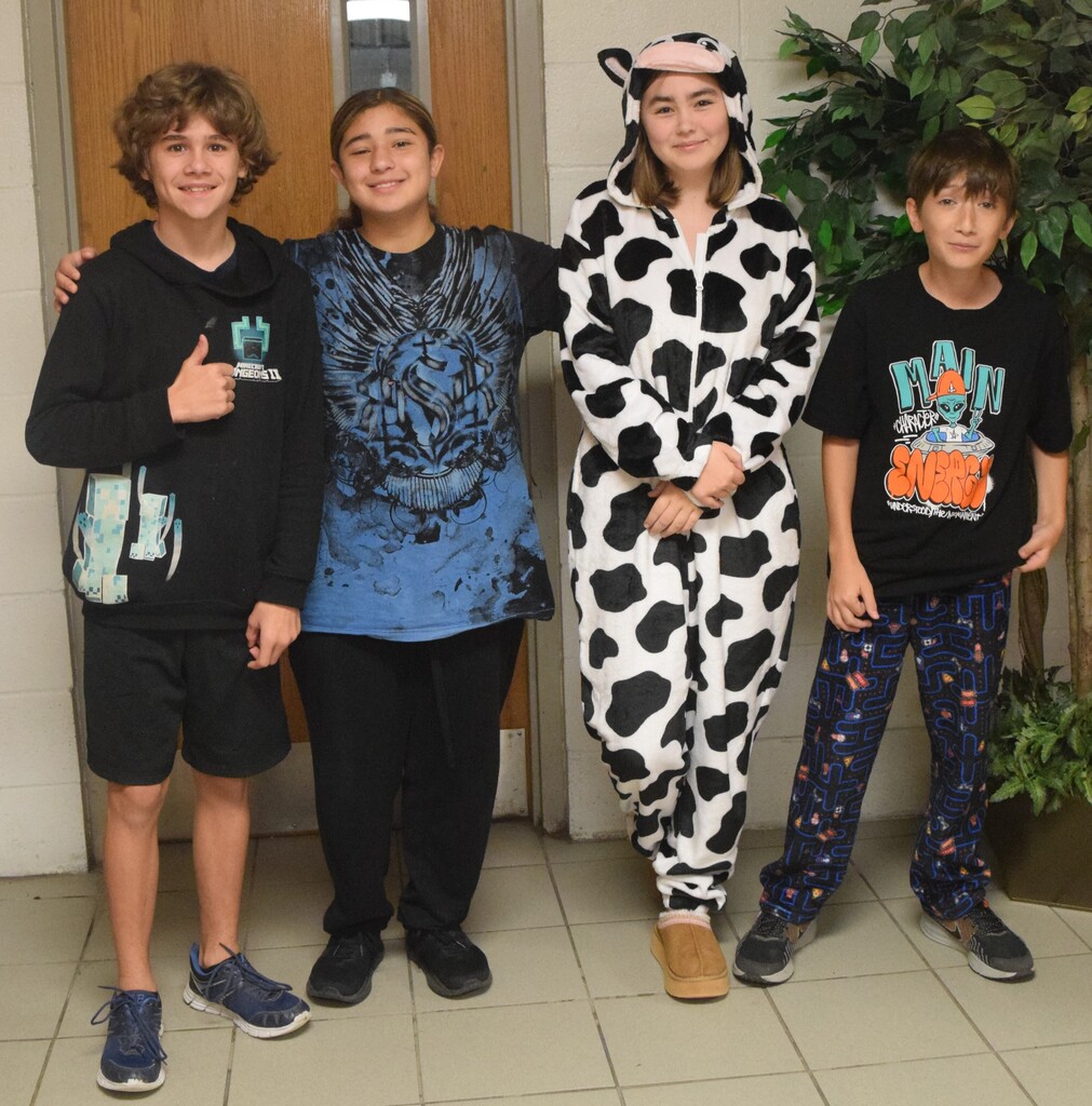 Spirt week. Day two: Pajama Day