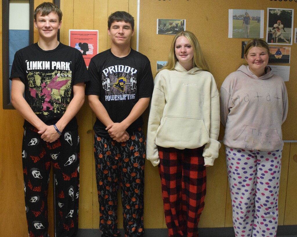 Spirt week. Day two: Pajama Day