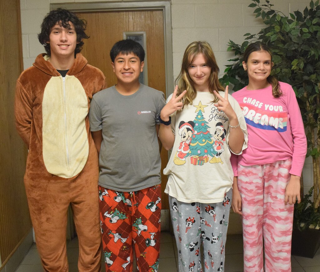 Spirt week. Day two: Pajama Day