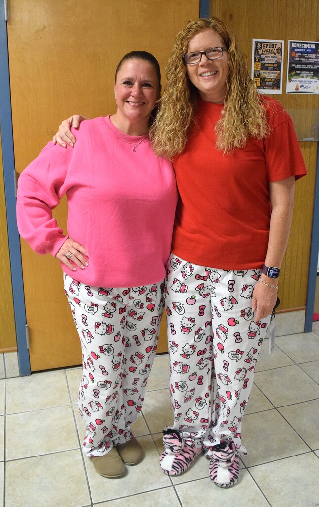 Spirt week. Day two: Pajama Day
