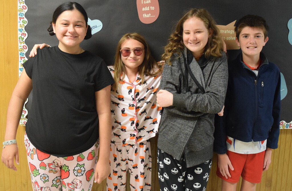 Spirt week. Day two: Pajama Day