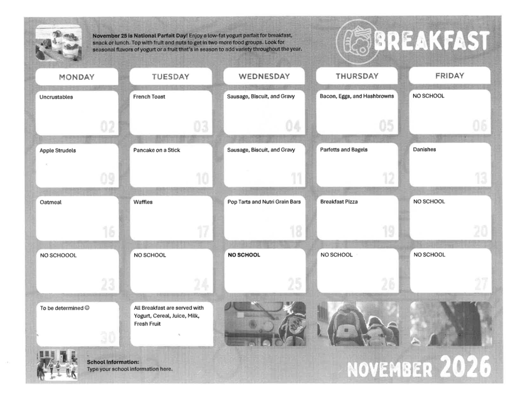 Menus