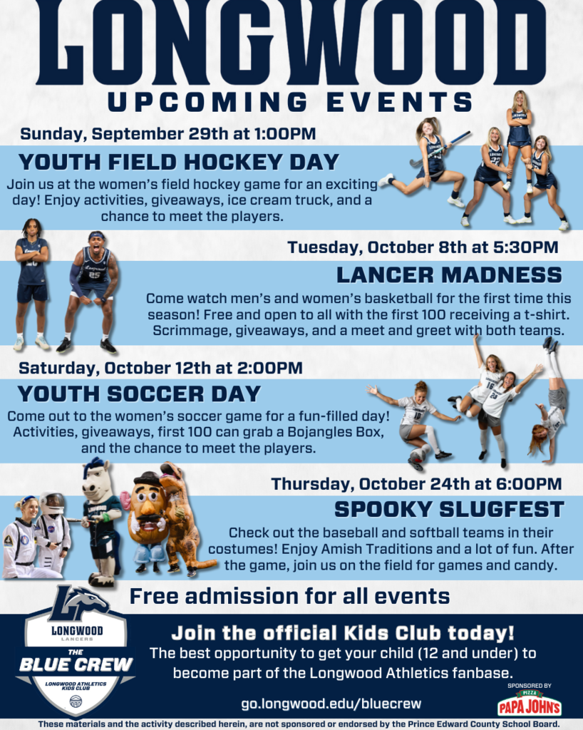Flyer for LU Games