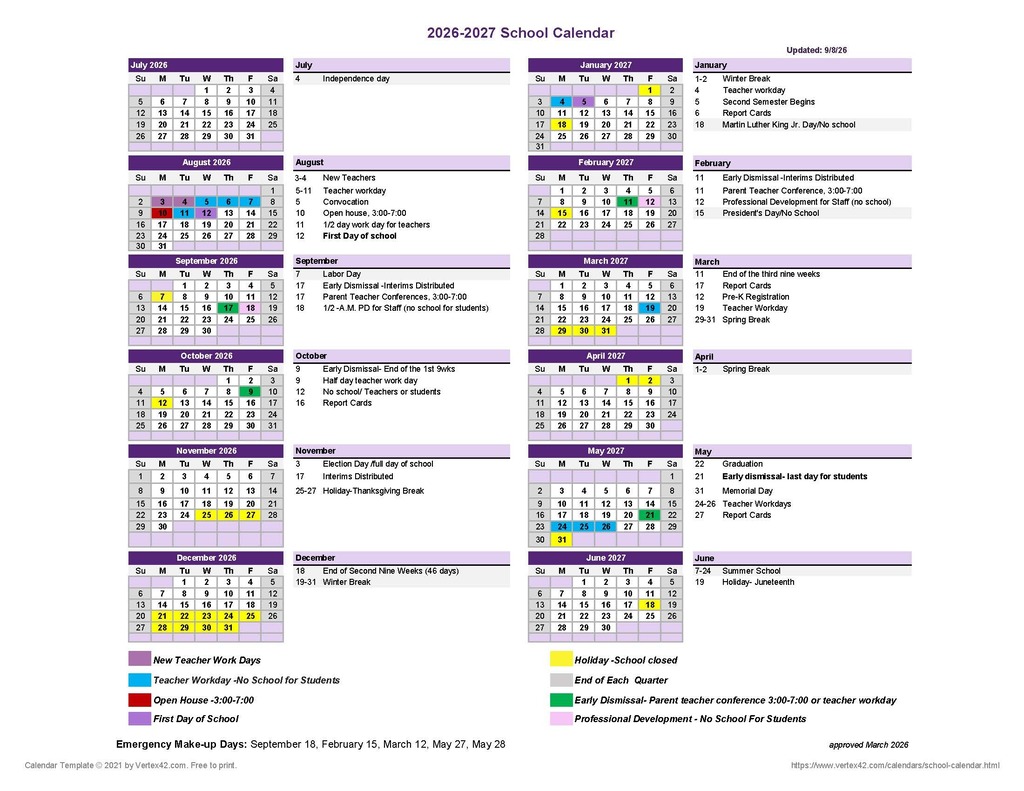 calendar