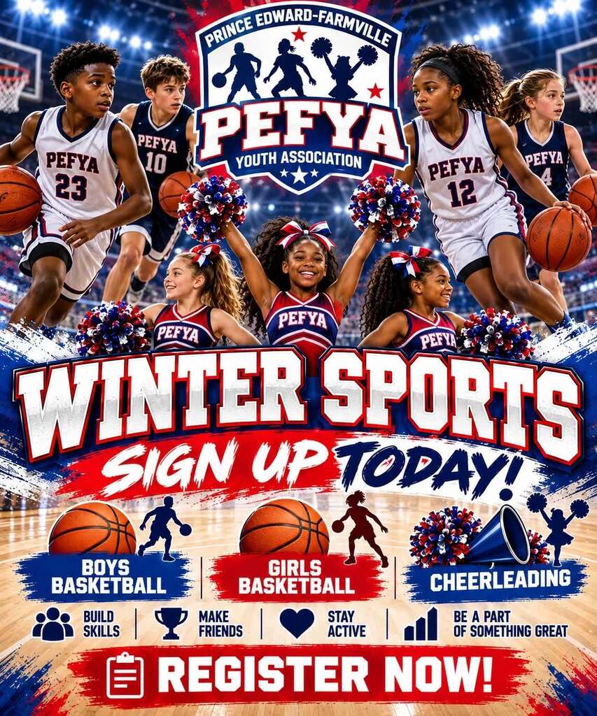 flyer for PEFYA sports