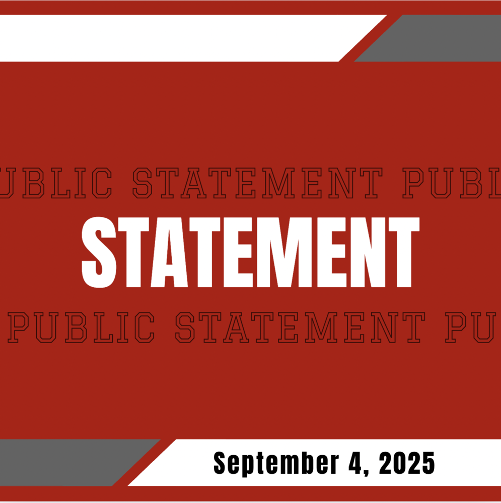 Public Statement - September 4, 2025