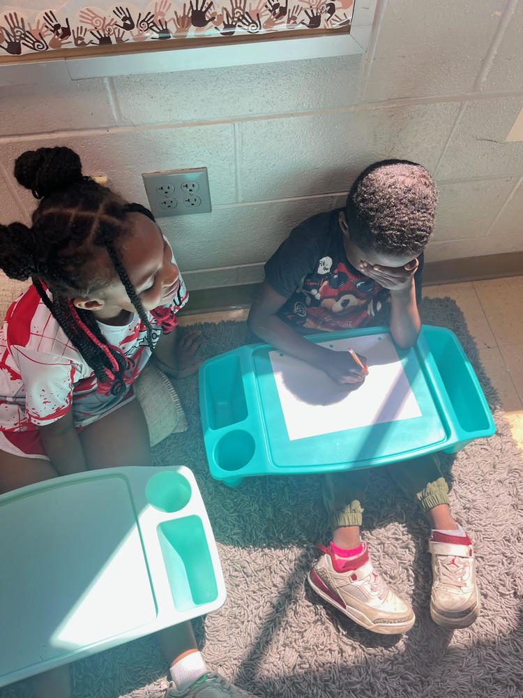 Mrs. Kroell's Class using their Leader In Me Skills