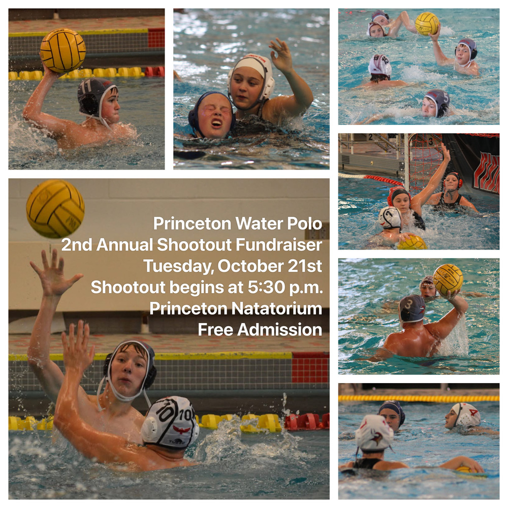 Our Princeton Vikings Water Polo Shootout Fundraiser is back! Contributions will be used toward travel, competitions, team gear, celebrations, and more. The shootout is Tuesday, October 21st, in Princeton’s Natatorium. Doors open at 5 p.m.and the shootout begins at 5:30 p.m. Admission is free and all are welcome! images of water polo matches
