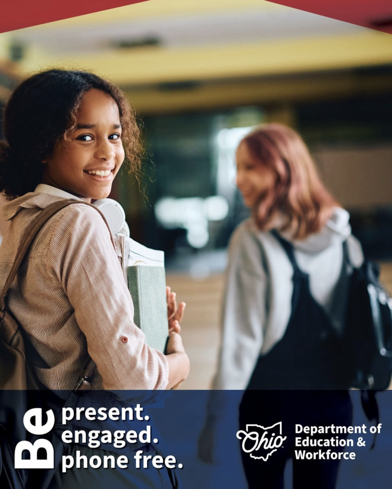 ODEW's poster to be cell phone free