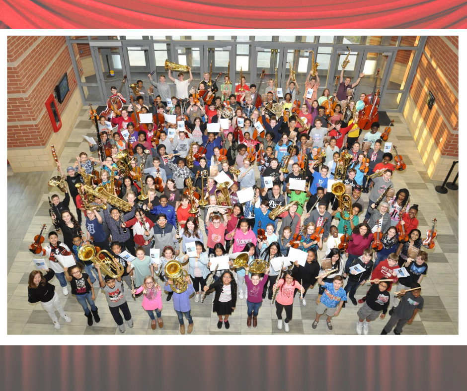 students with instruments