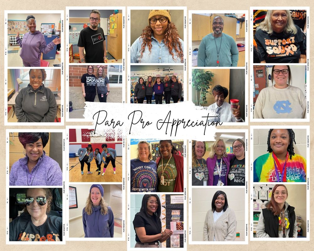 Collage of Paraprofessionals who work at Evendale