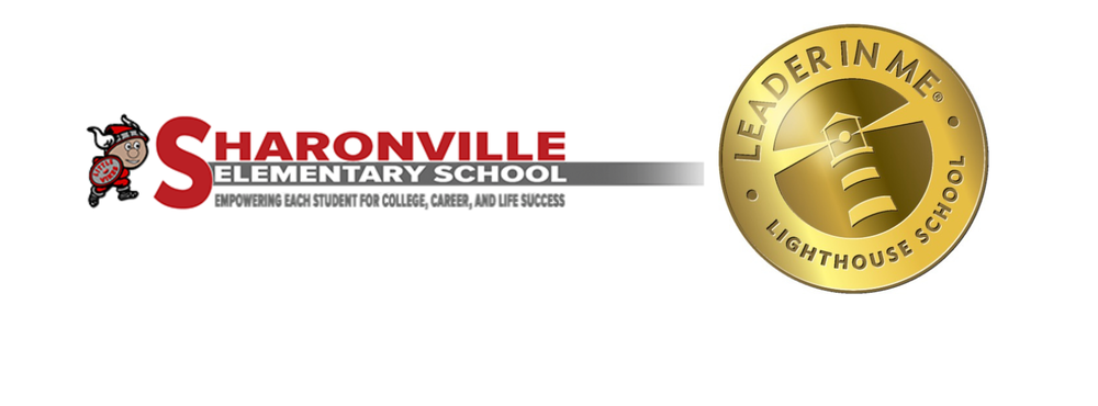 Sharonville Elementary Logo next to Lighthouse School Logo