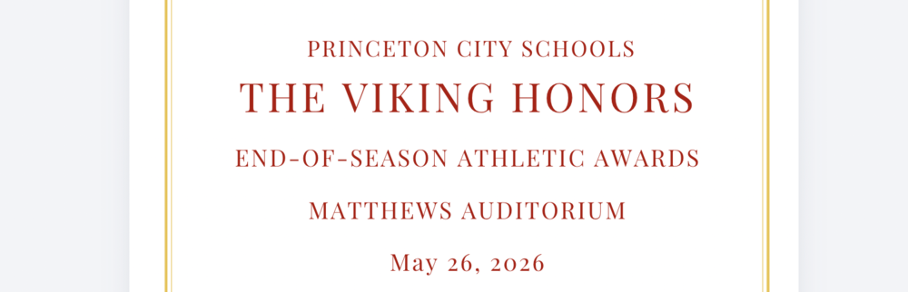 The Viking Honors - End of Season Athletic Awards