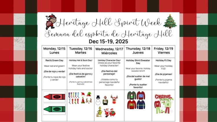 holiday spirit week