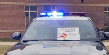 gif of a police car with lights flashing 