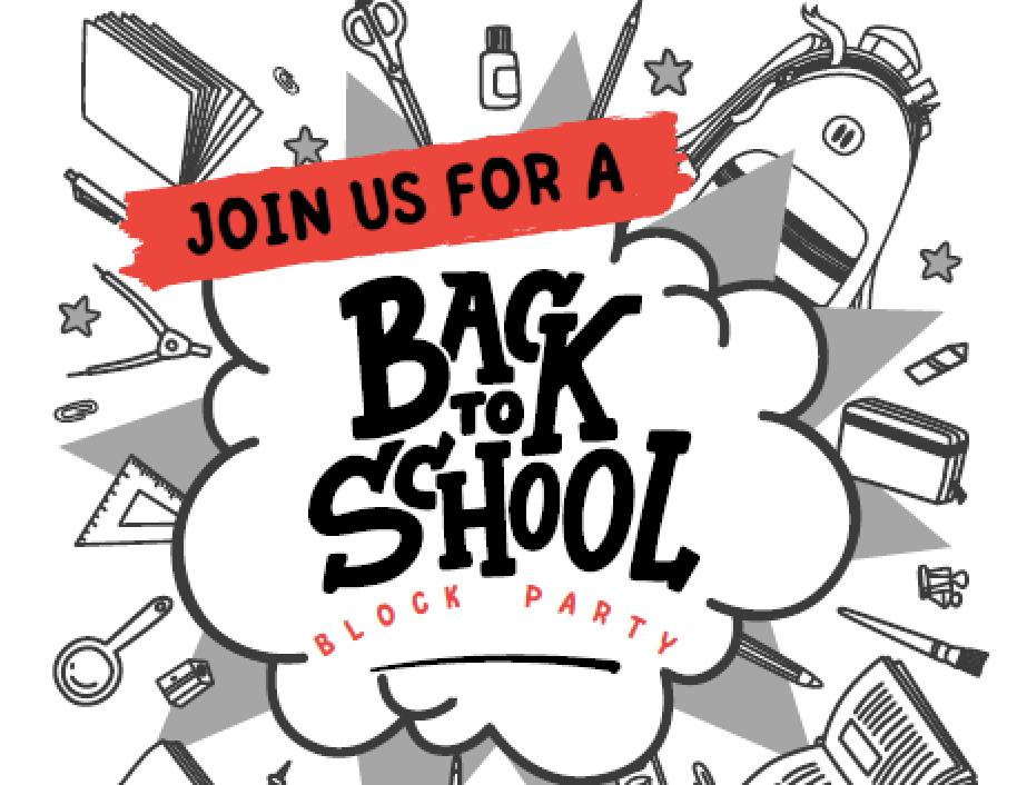 back to school block party August 13: Lincoln Heights Elementary Back to School Block Party, 4:00-5:30 PM
