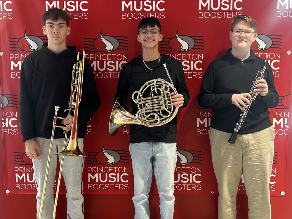 Congratulations to the following musicians on being selected for and performing with the  OMEA District 14 High School Honor Band:   Henry Baker, 11th grade trombone Elessar DeHoff, 9th grade oboe Axel Ruiz Mondragon, 11th grade french horn