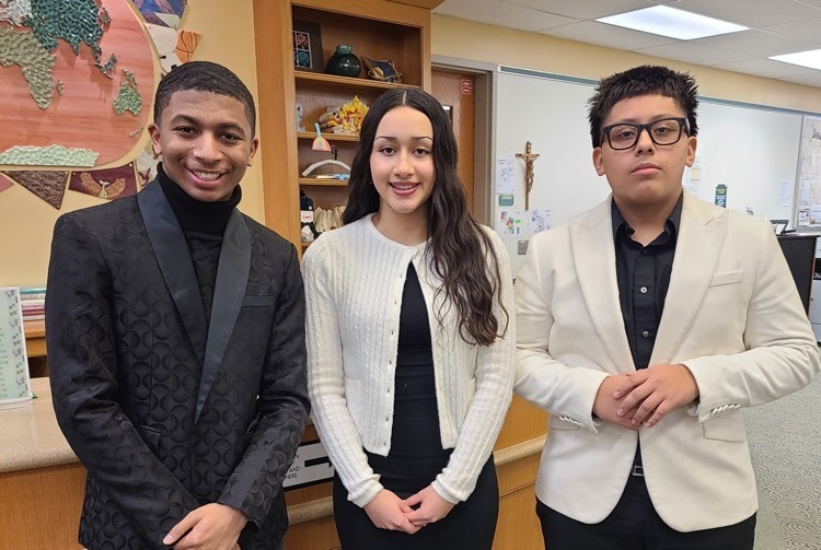 4-Way Speech Contest students 