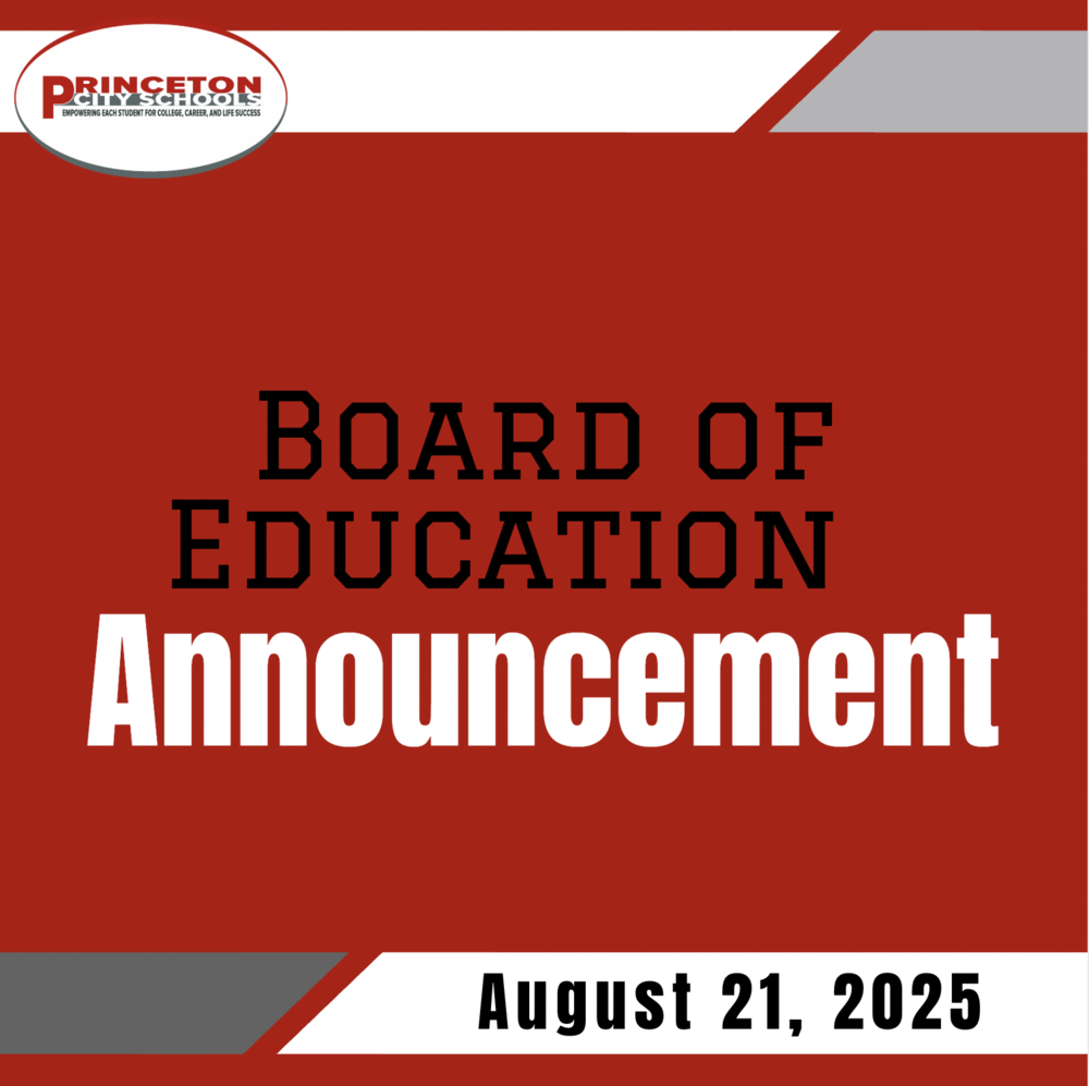 Board of Education Announcement