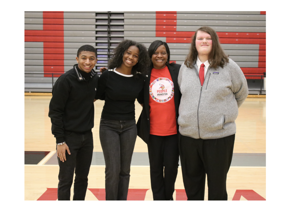 Mrs. Tonya West Wright,  Cameron Moyer, Victoria Smith, and Lester Parker 