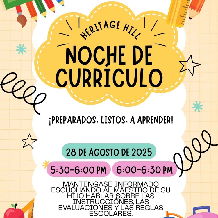 curriculum night