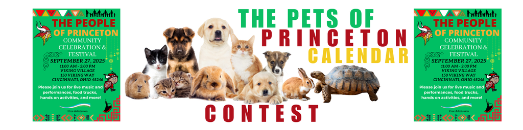 The Pets of Princeton Calendar Contest wtih photos of pets