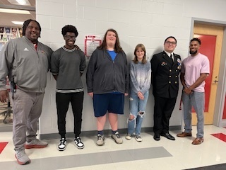 Photo of the students that are National Merit Commended Scholar for their performance on last year's PSAT