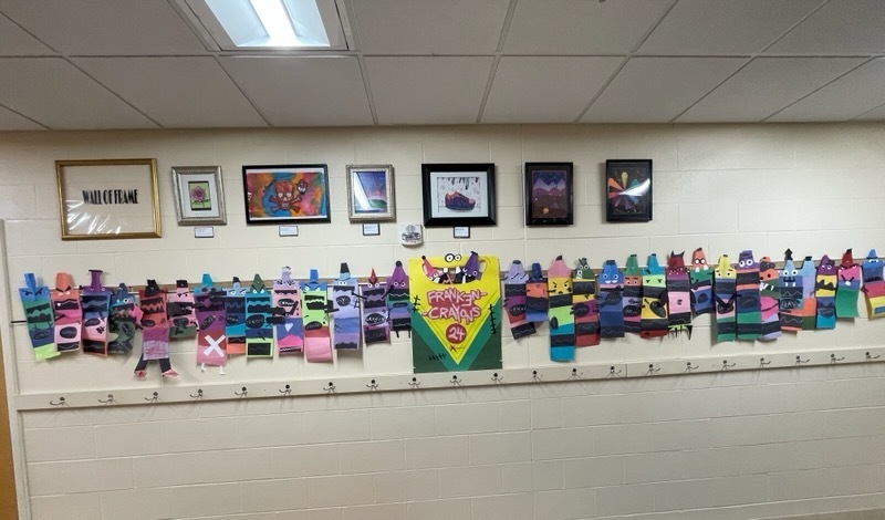 #EV artwork at Evendale crayons