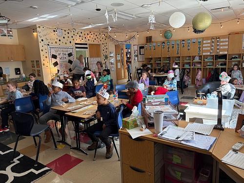 students involved in 100 day activities