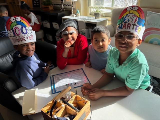 #EV students dressed for 100 day