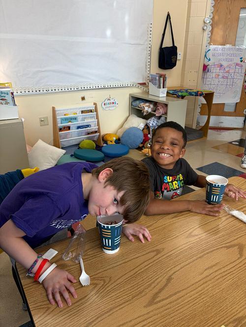 #EV students drinking cocoa