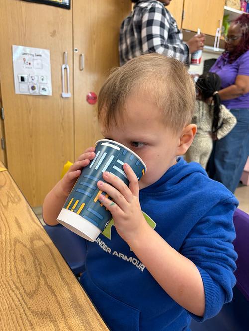 #EV students drinking cocoa