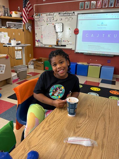 #EV students drinking cocoa