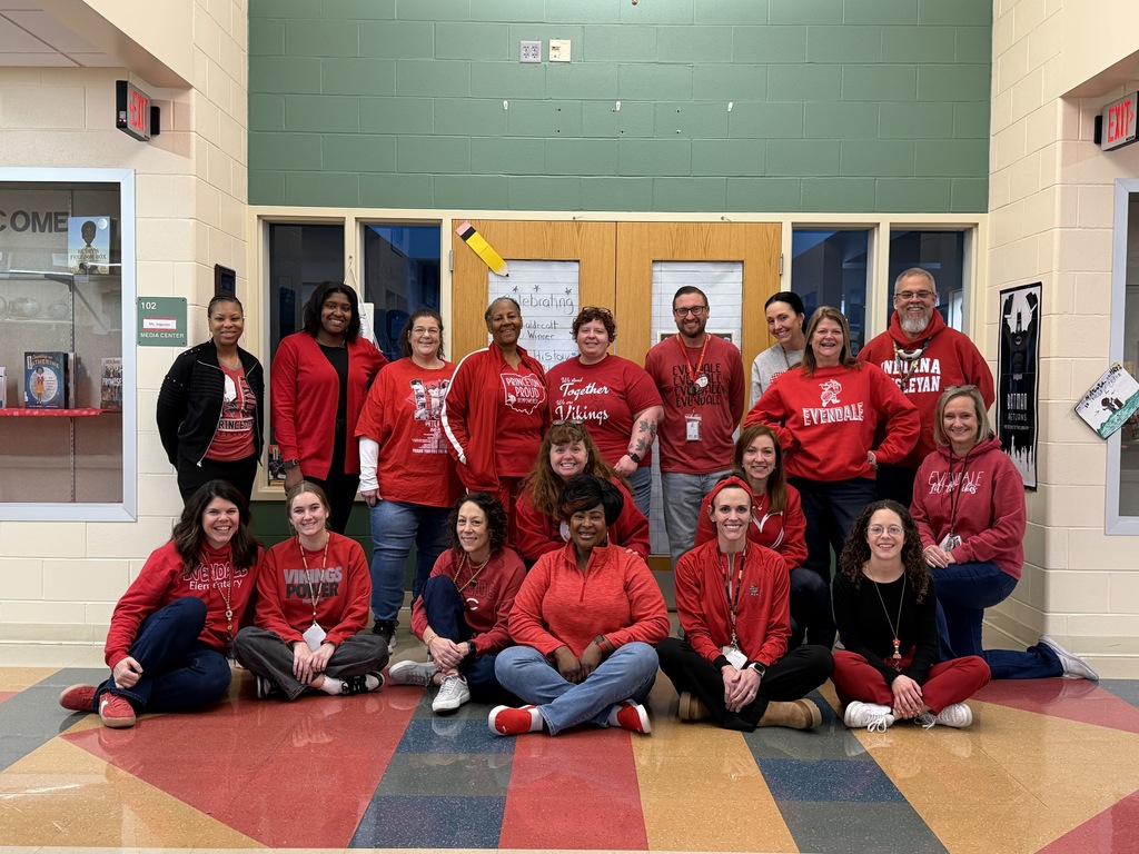 #EV staff members in red 