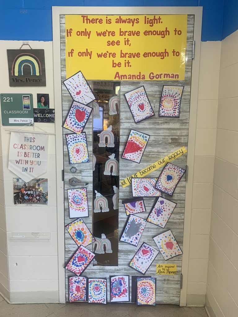 #EV Black History Month door decorating 