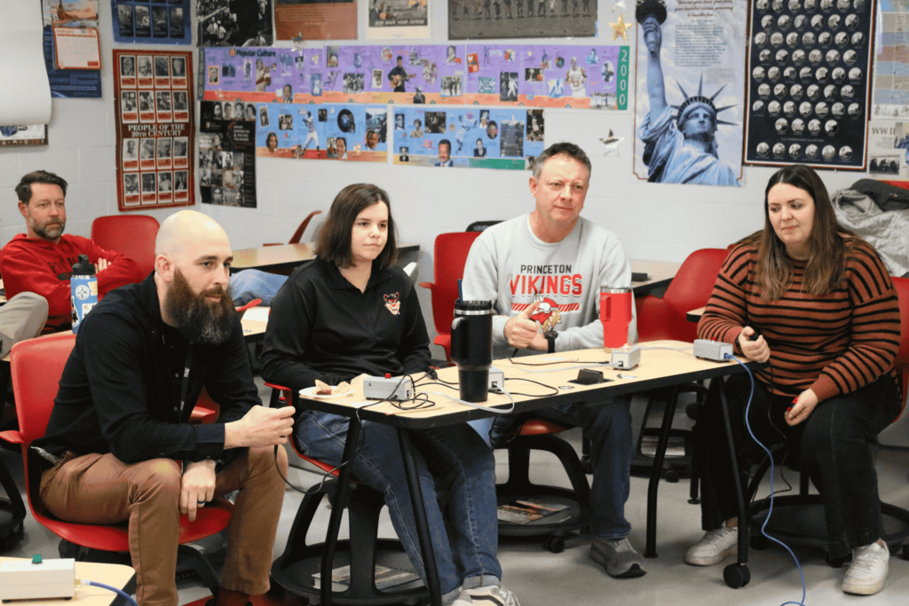 Teachers looking stumped at the question