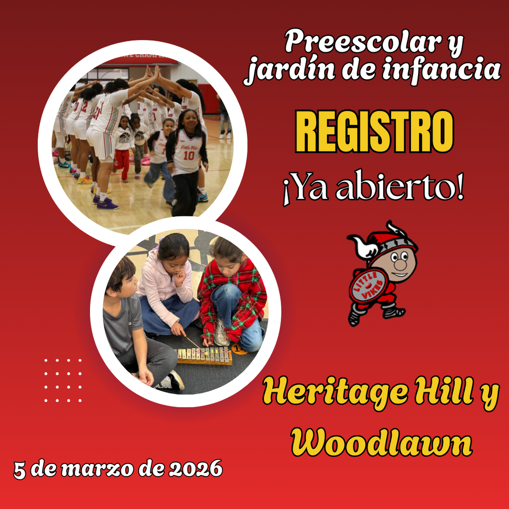 Registration graphic for Heritage Hill and Woodlawn Spanish