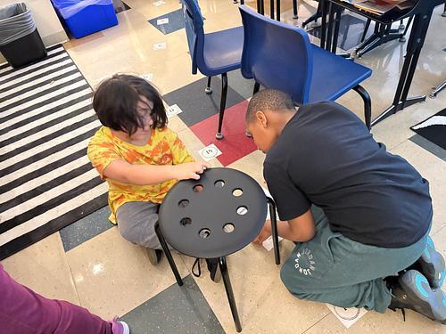 #EV students measuring math 