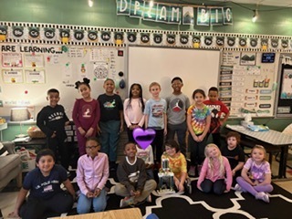 #EV students with attendance trophy