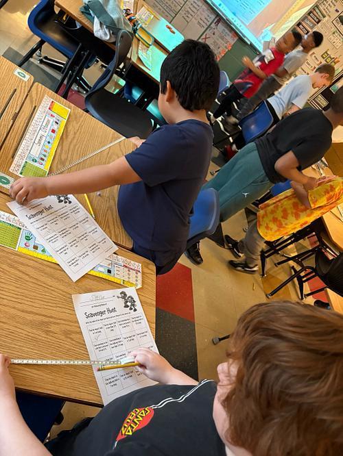 #EV students measuring math 