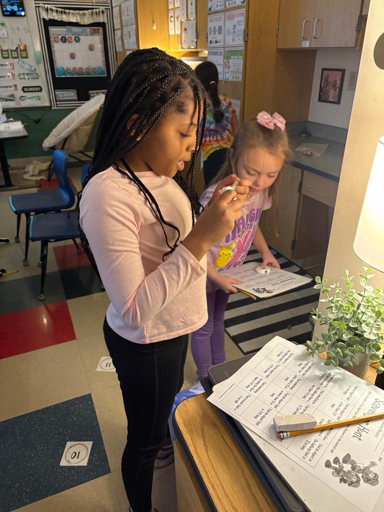 #EV students measuring math 