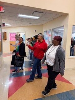 #EV staff gathering for a fun start to the day 