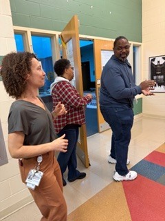 #EV staff gathering for a fun start to the day 