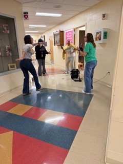 #EV staff gathering for a fun start to the day 