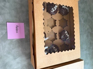 box of cupcakes