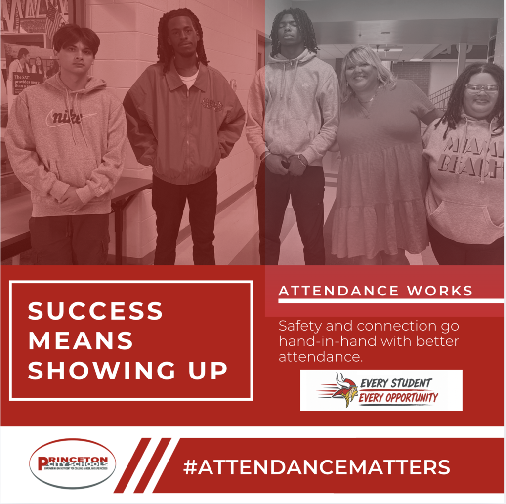 Students are more likely to attend school when they feel safe and supported. Success means showing up!  #AsAlwaysGoVikes #AttendanceMatters #AAGV #EveryStudentEveryOpportunity