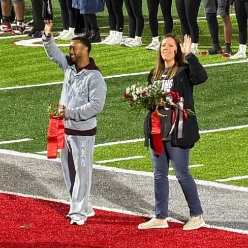 Mrs Bach at the 2026 Princeton homecoming game 