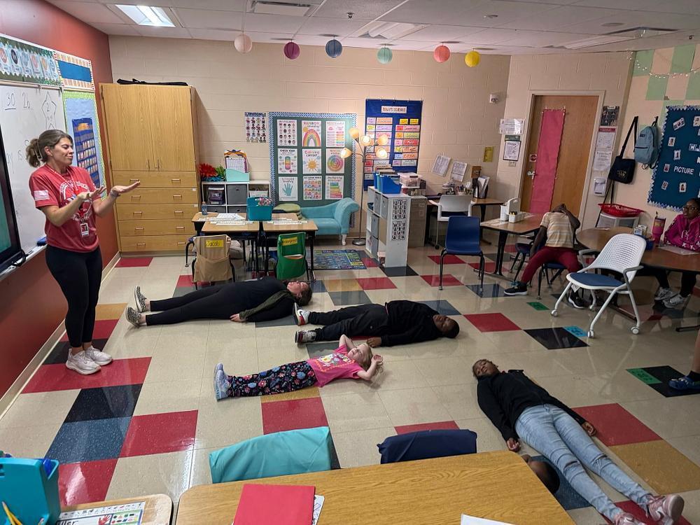 people doing yoga poses