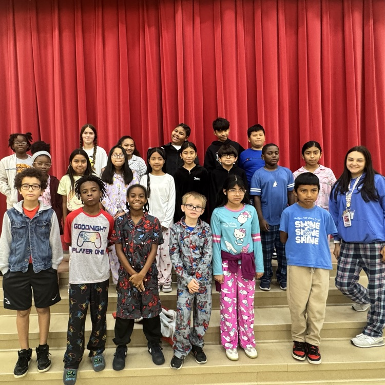 HH spirit week pajama day miss sprowls homeroom